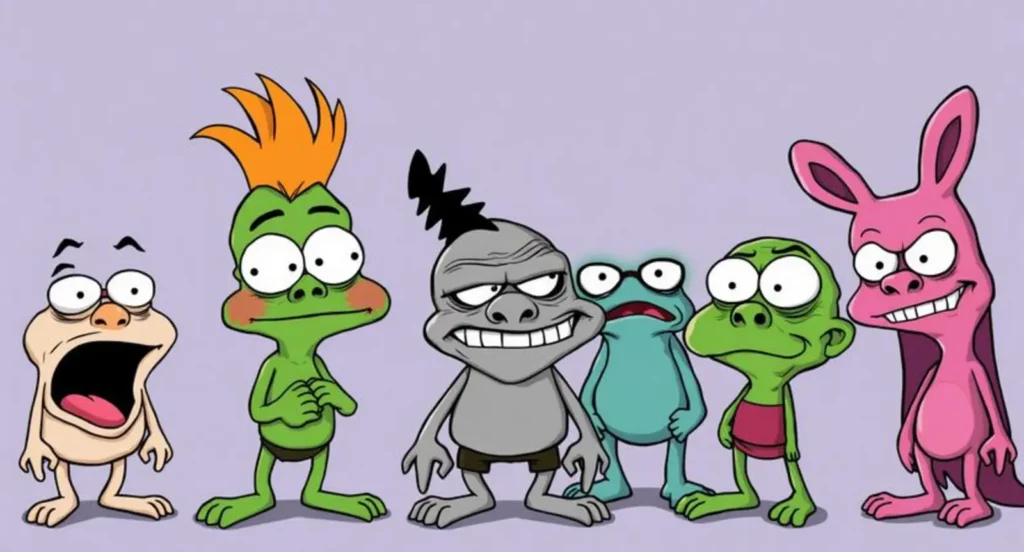 Iconic Ugly Cartoon Characters: