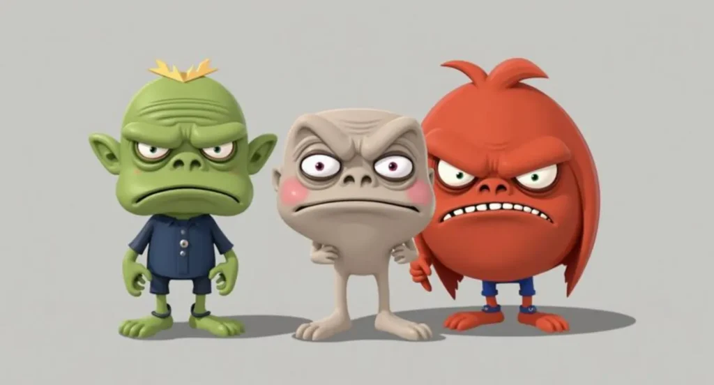 Iconic Ugly Cartoon Characters: