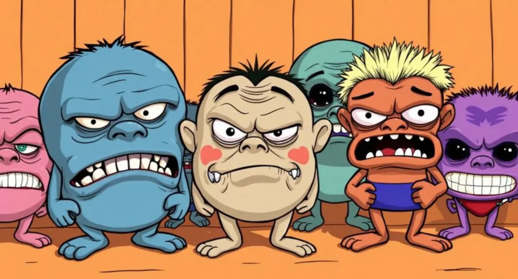 Iconic Ugly Cartoon Characters: