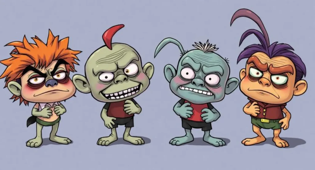 Iconic Ugly Cartoon Characters: