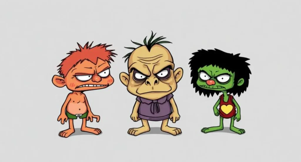 Iconic Ugly Cartoon Characters: