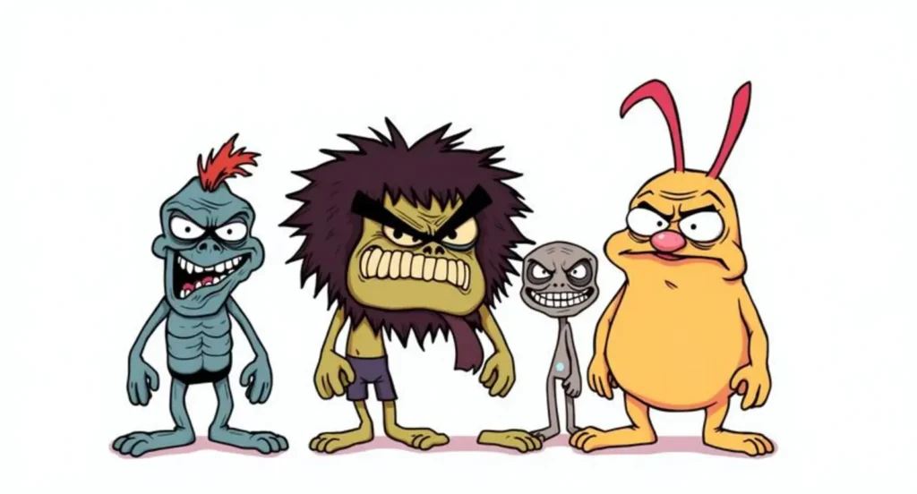 Iconic Ugly Cartoon Characters: