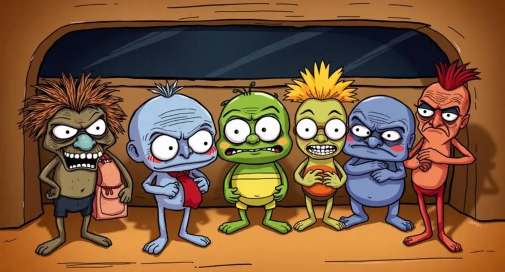 Iconic Ugly Cartoon Characters: