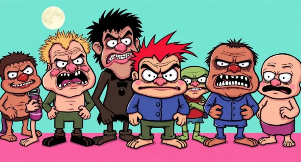 Iconic Ugly Cartoon Characters:
