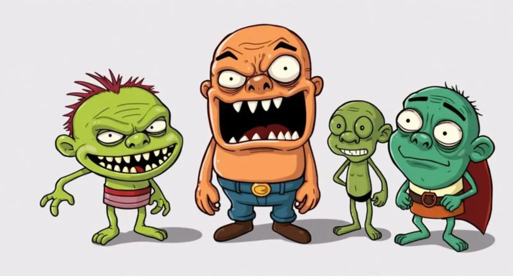 Iconic Ugly Cartoon Characters: