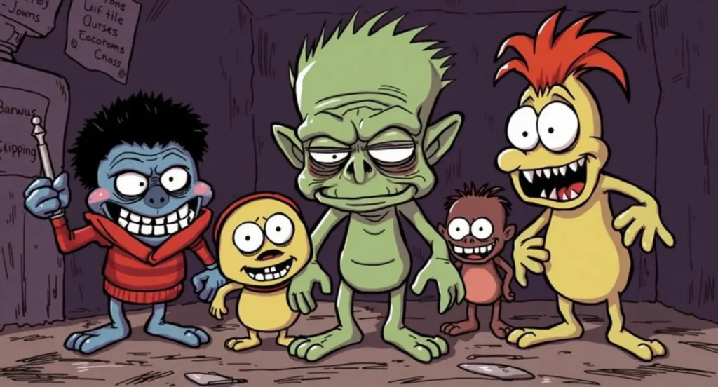 Iconic Ugly Cartoon Characters: