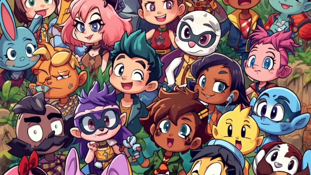 cartoon characters that start with V