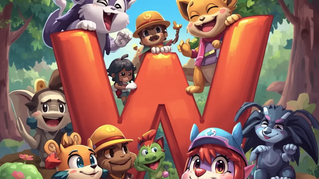 cartoon characters that start with W