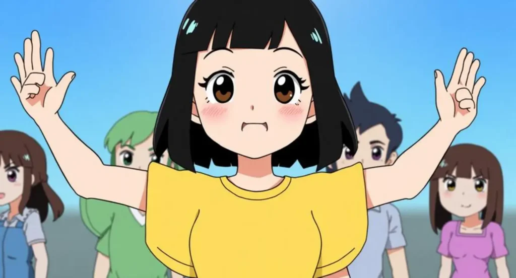 Cartoon Characters with Black Hair
