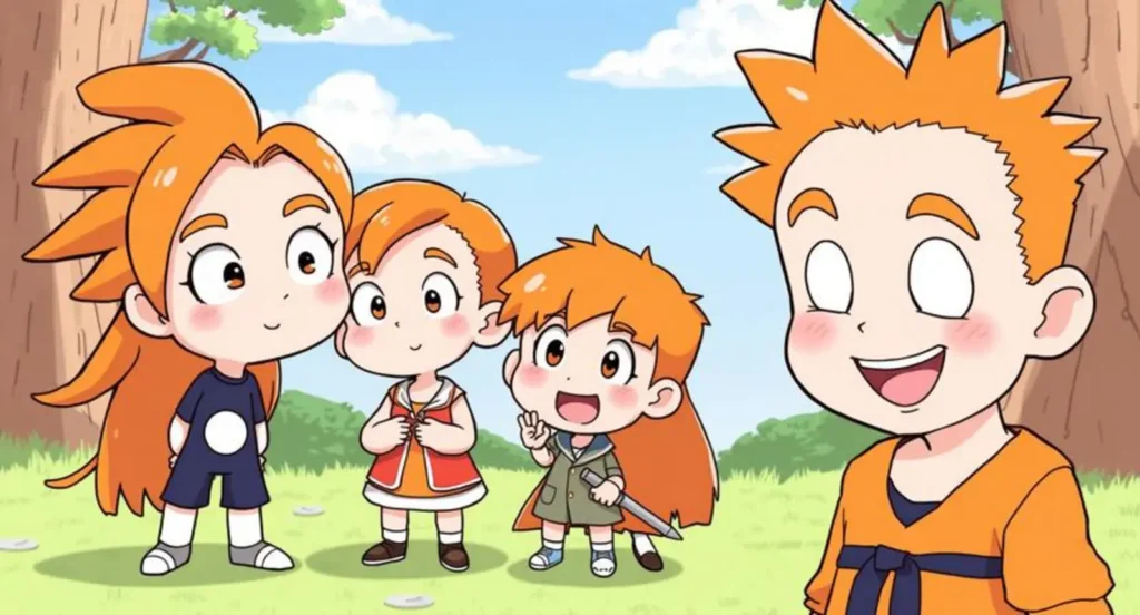 Cartoon Characters with Orange Hair