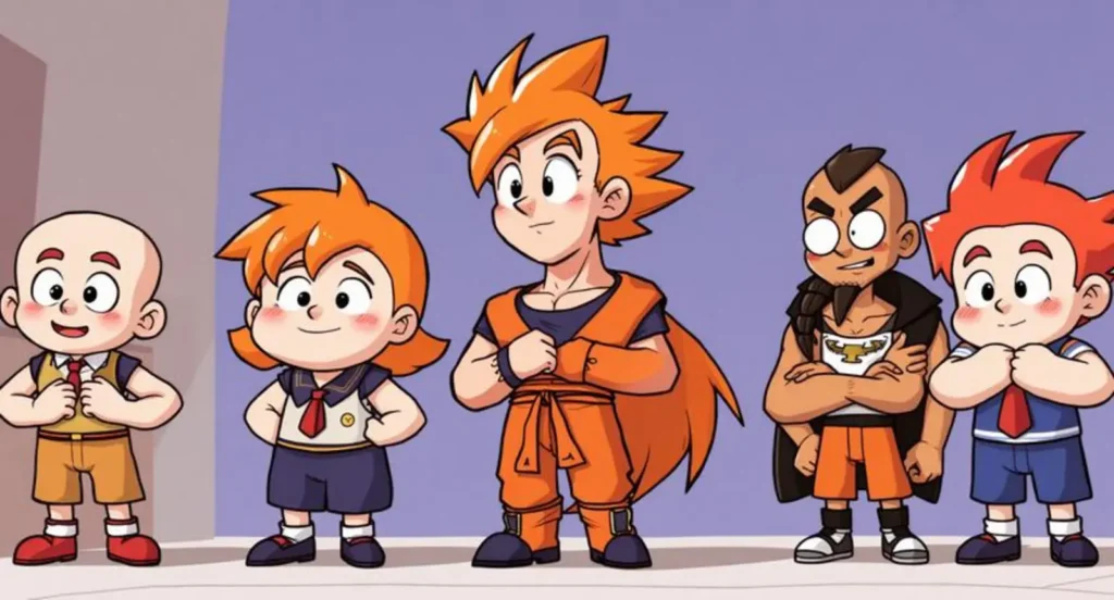 Cartoon Characters with Orange Hair
