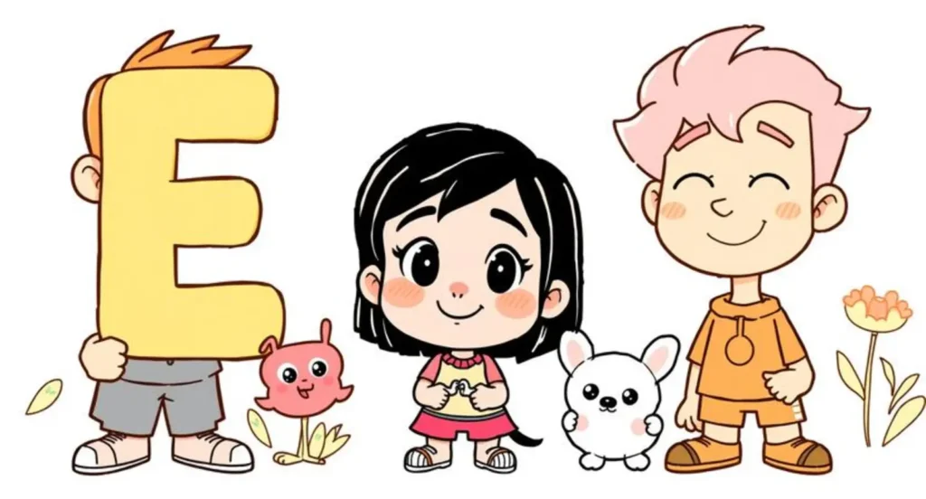 cartoon characters that start with E
