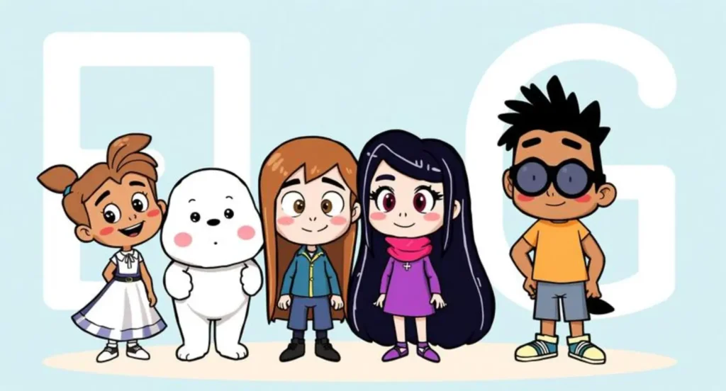 cartoon characters that start with E