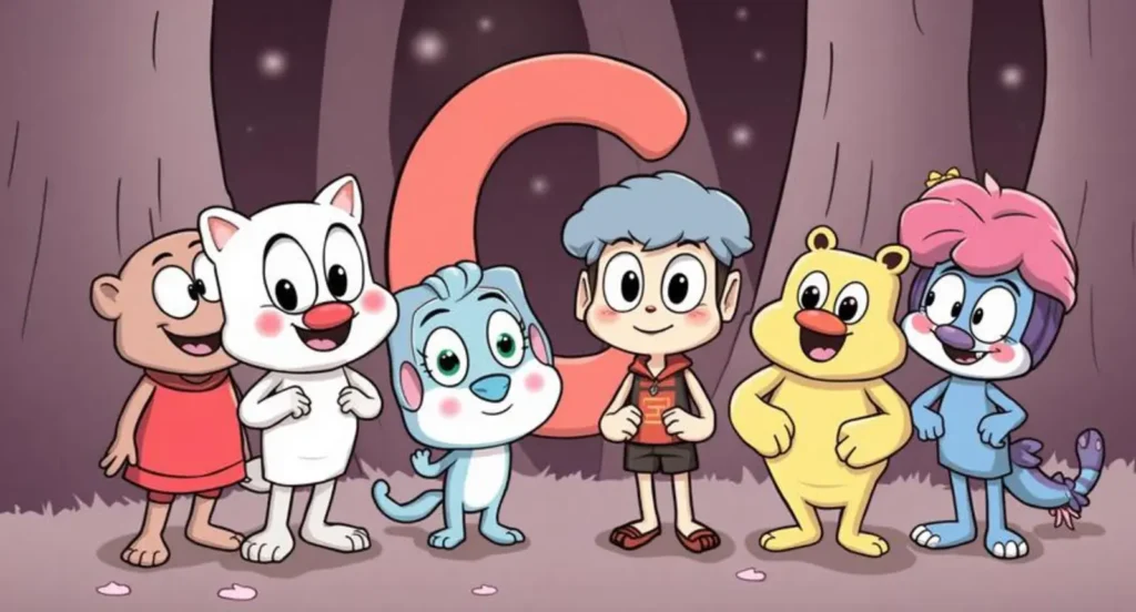 cartoon characters that start with G