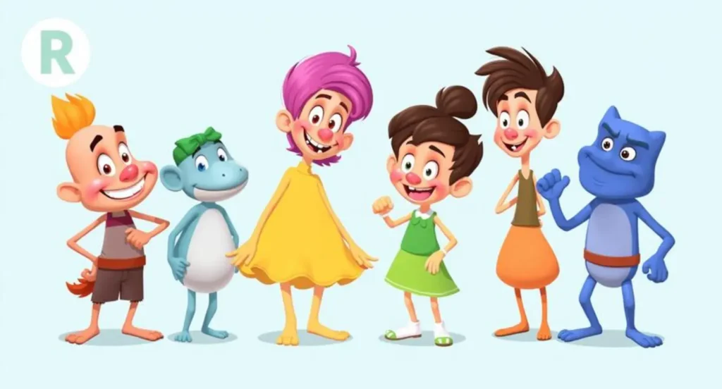 cartoon characters that start with R
