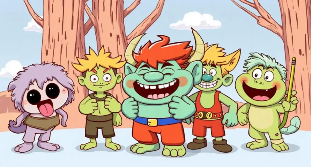 cartoon characters that start with S