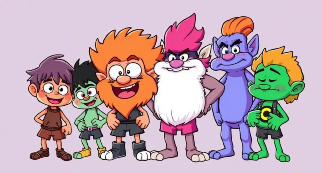 cartoon characters that start with S