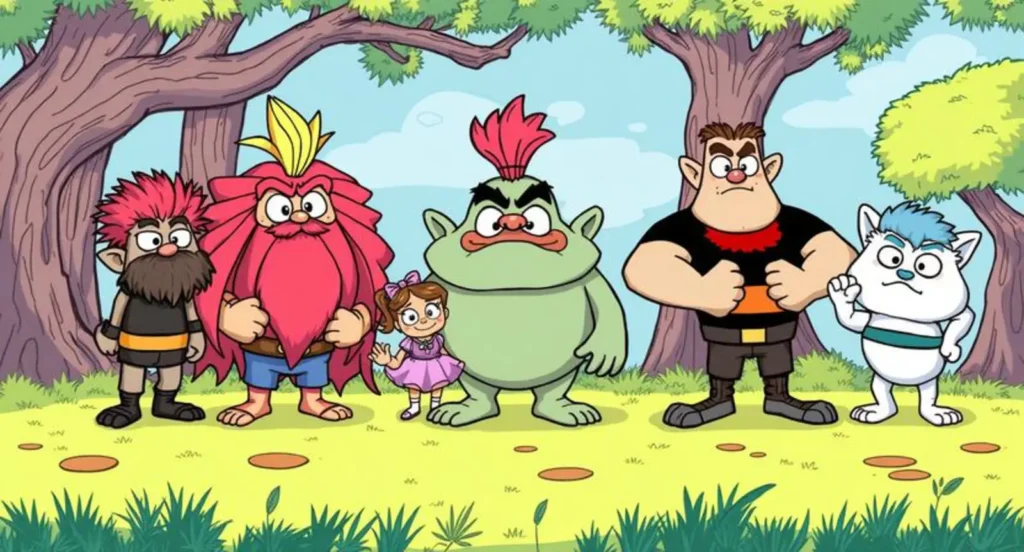 cartoon characters that start with S