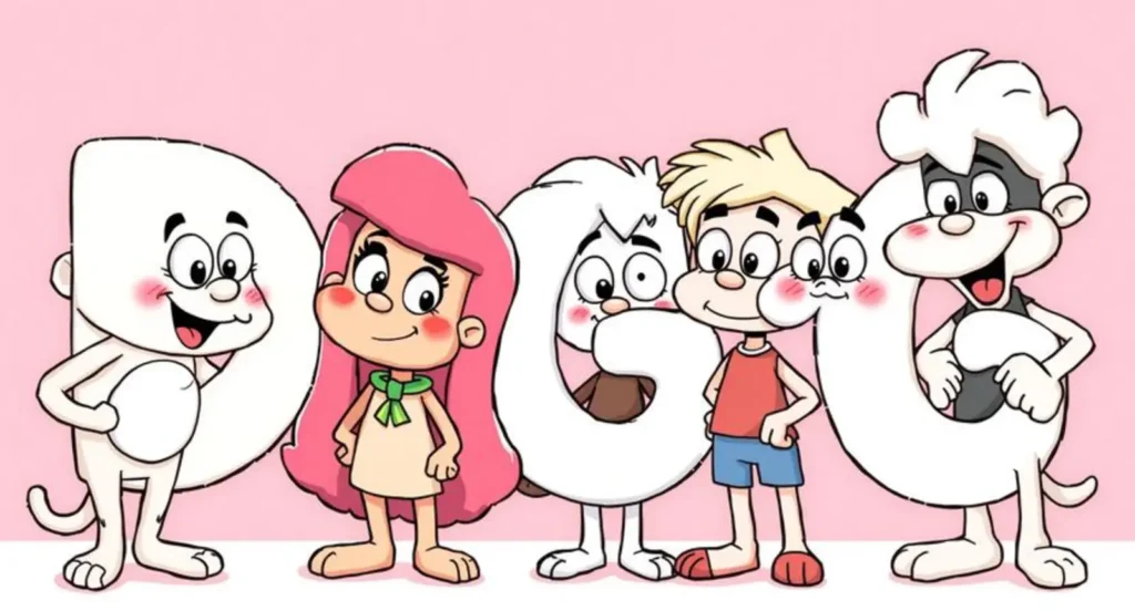 cartoon characters that start with d