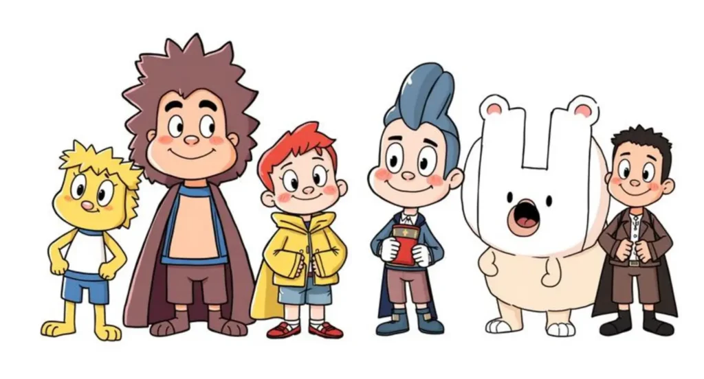 cartoon characters that start with h