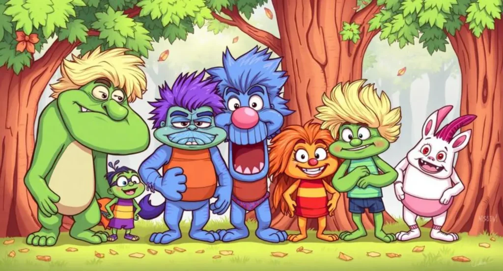cartoon characters that start with t