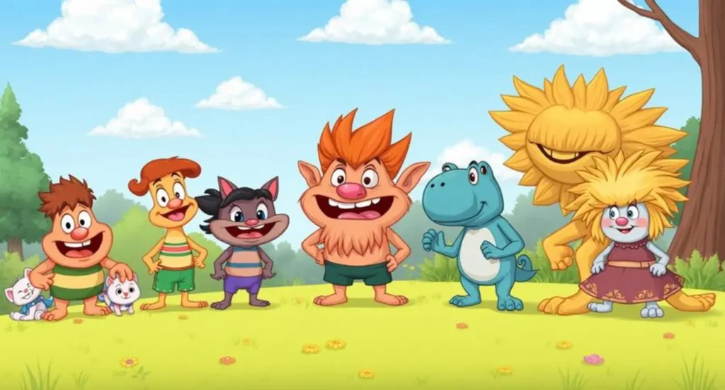 cartoon characters that start with t