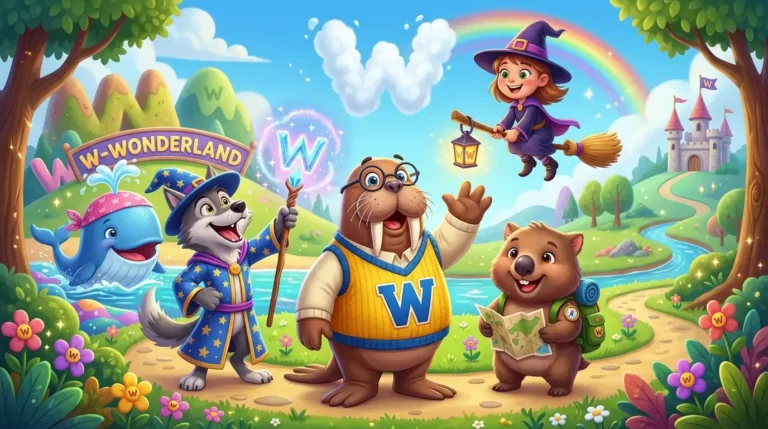 cartoon characters that start with W