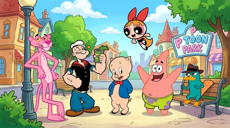 cartoon characters that start with P