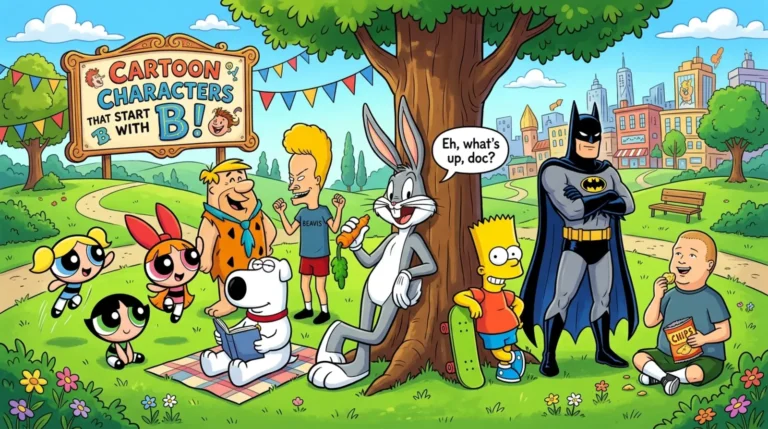 cartoon characters that start with B