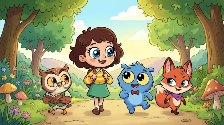 cartoon characters with big eyes