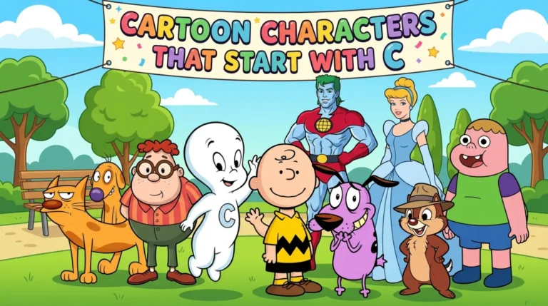 cartoon characters that start with C