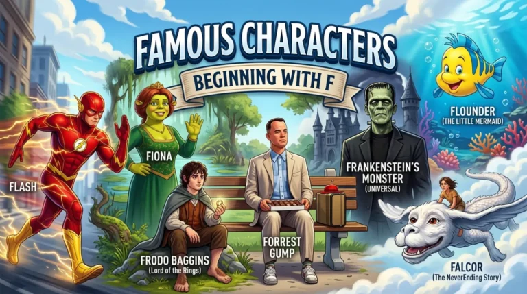 cartoon characters that start with F