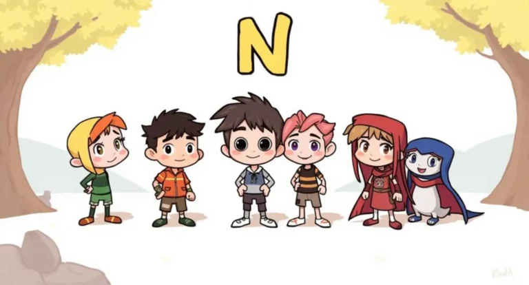 cartoon characters that start with N